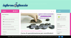 Desktop Screenshot of informainfanzia.net